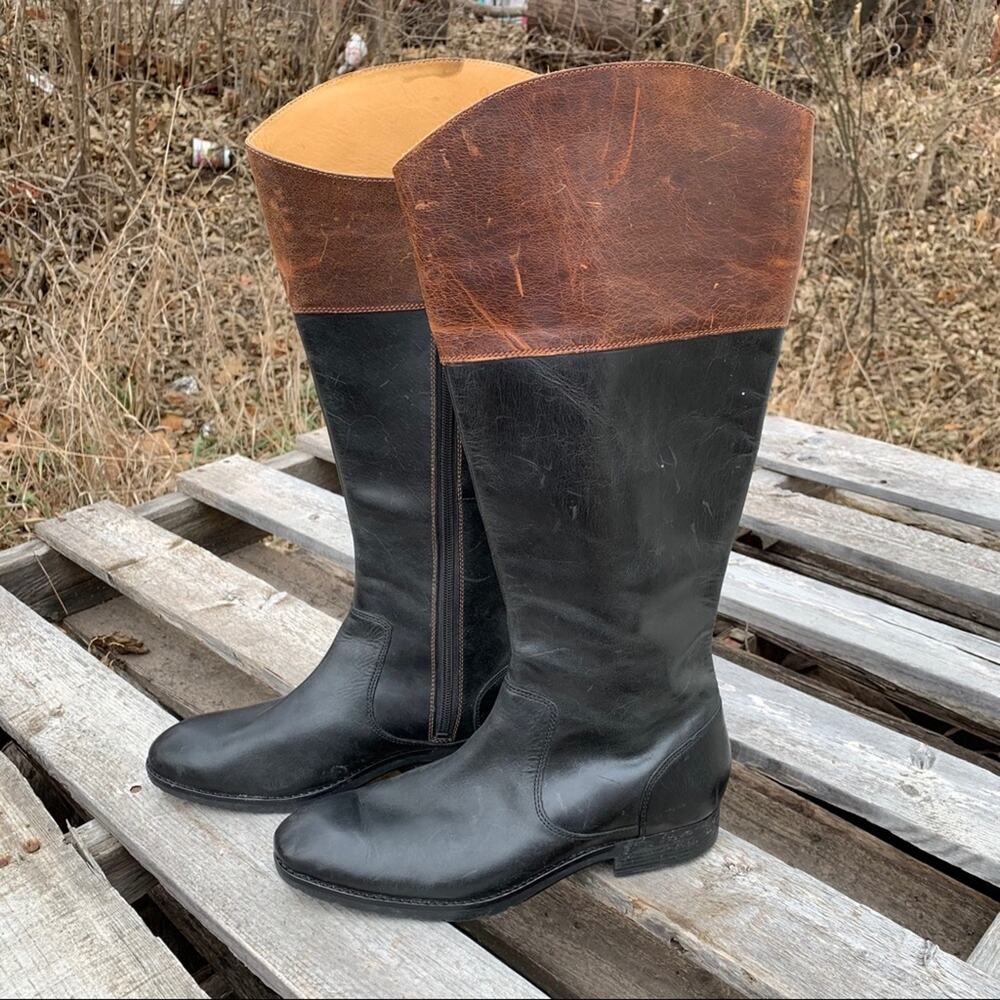 Sebago Nashoba Rider black leather equestrian boot SIZE 10